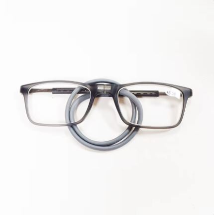 Portable magnetic reading glasses that can be hung around the neck with adjustable lanyard for men and women